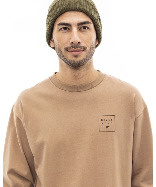 BILLABONG（ビラボン）の「BILLABONG メンズ BIG SQUARE ロンＴ 【2022年秋冬モデル】/ビラボンバックプリント長袖ロンT（Tシャツ/カットソー・メンズ・モスグリーン/ホワイト/ブラック/ベージュ・LARGE/X-LARGE/MEDIUM）」の9枚目の写真