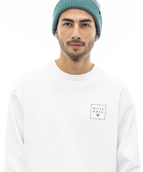 BILLABONG（ビラボン）の「BILLABONG メンズ BIG SQUARE ロンＴ 【2022年秋冬モデル】/ビラボンバックプリント長袖ロンT（Tシャツ/カットソー・メンズ・モスグリーン/ホワイト/ブラック/ベージュ・LARGE/X-LARGE/MEDIUM）」の5枚目の写真