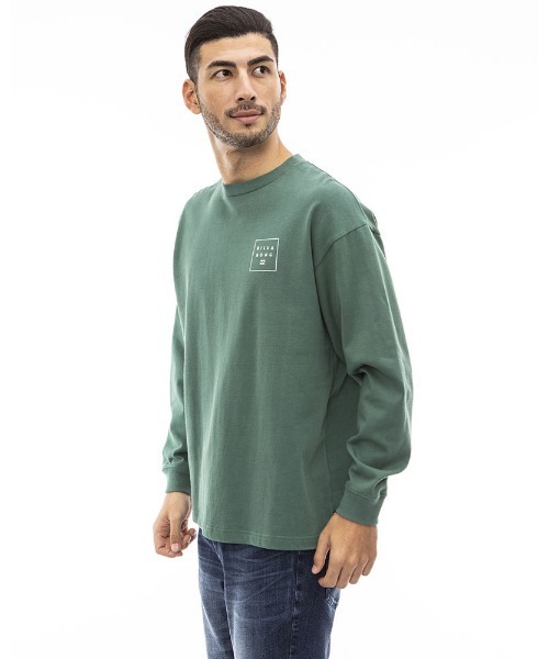 BILLABONG（ビラボン）の「BILLABONG メンズ BIG SQUARE ロンＴ 【2022年秋冬モデル】/ビラボンバックプリント長袖ロンT（Tシャツ/カットソー・メンズ・モスグリーン/ホワイト/ブラック/ベージュ・LARGE/X-LARGE/MEDIUM）」の15枚目の写真