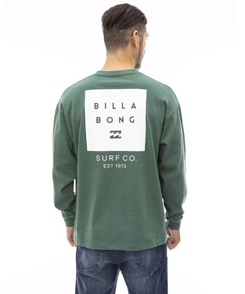 BILLABONG（ビラボン）の「BILLABONG メンズ BIG SQUARE ロンＴ 【2022年秋冬モデル】/ビラボンバックプリント長袖ロンT（Tシャツ/カットソー・メンズ・モスグリーン/ホワイト/ブラック/ベージュ・LARGE/X-LARGE/MEDIUM）」の6枚目の写真