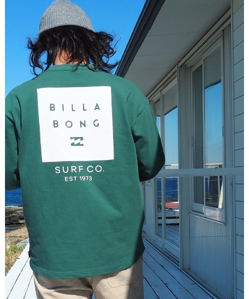 BILLABONG（ビラボン）の「BILLABONG メンズ BIG SQUARE ロンＴ 【2022年秋冬モデル】/ビラボンバックプリント長袖ロンT（Tシャツ/カットソー・メンズ・モスグリーン/ホワイト/ブラック/ベージュ・LARGE/X-LARGE/MEDIUM）」の12枚目の写真