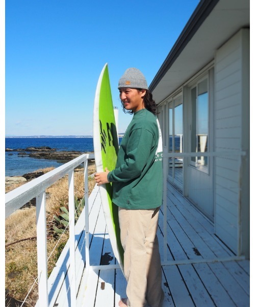 BILLABONG（ビラボン）の「BILLABONG メンズ BIG SQUARE ロンＴ 【2022年秋冬モデル】/ビラボンバックプリント長袖ロンT（Tシャツ/カットソー・メンズ・モスグリーン/ホワイト/ブラック/ベージュ・LARGE/X-LARGE/MEDIUM）」の18枚目の写真