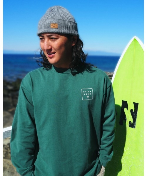 BILLABONG（ビラボン）の「BILLABONG メンズ BIG SQUARE ロンＴ 【2022年秋冬モデル】/ビラボンバックプリント長袖ロンT（Tシャツ/カットソー・メンズ・モスグリーン/ホワイト/ブラック/ベージュ・LARGE/X-LARGE/MEDIUM）」の8枚目の写真