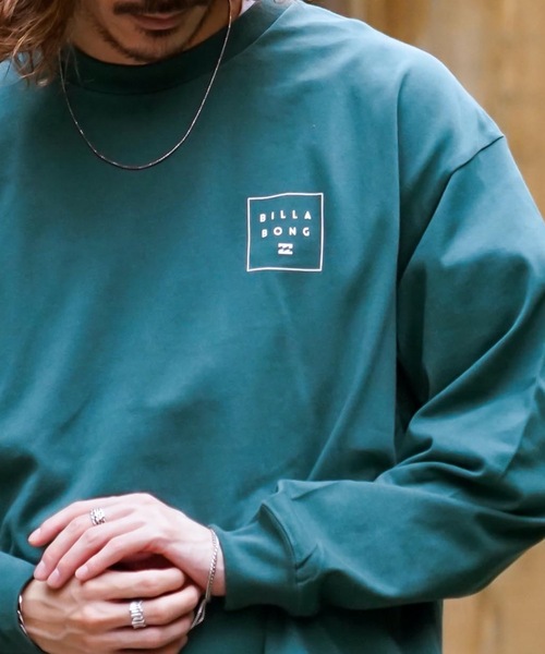 BILLABONG（ビラボン）の「BILLABONG メンズ BIG SQUARE ロンＴ 【2022年秋冬モデル】/ビラボンバックプリント長袖ロンT（Tシャツ/カットソー・メンズ・モスグリーン/ホワイト/ブラック/ベージュ・LARGE/X-LARGE/MEDIUM）」の22枚目の写真