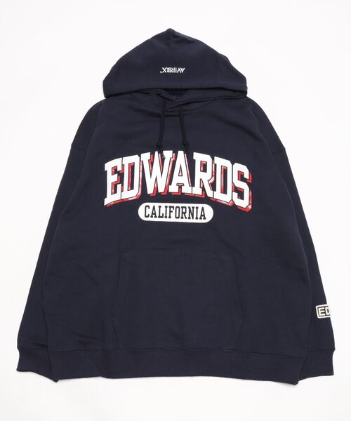 AVIREX（アヴィレックス）の「PULL PARKA AIR FORCE BASE/ プルパーカーエアフォースベース（パーカー・レディース・ネイビー/ダークグリーン系/ホワイト/ブラック・F）」の15枚目の写真