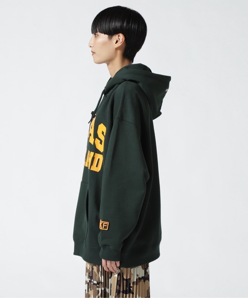 AVIREX（アヴィレックス）の「PULL PARKA AIR FORCE BASE/ プルパーカーエアフォースベース（パーカー・レディース・ネイビー/ダークグリーン系/ホワイト/ブラック・F）」の7枚目の写真