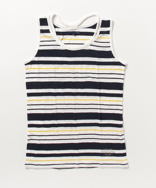 AVIREX（アヴィレックス）の「ブレード タンクトップ/BRAID TANK TOP（タンクトップ・レディース・ブラック/アイボリー/ネイビー系1/その他6/その他24/グレー系その他/オフホワイト・L/S/M/SMALL/MEDIUM）」の5枚目の写真