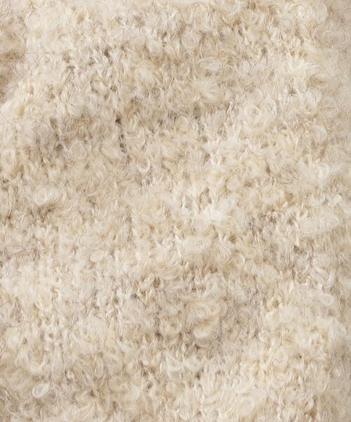 Cutie Blonde（キューティーブロンド）の「◆【ぽこふわ】ブークレニットカーディガン（カーディガン/ボレロ・レディース・ベージュ/ブルー/黄緑系/ピンク系・00）」の11枚目の写真