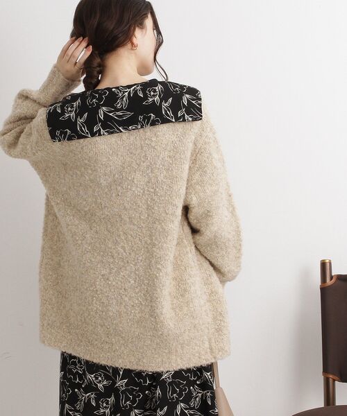 Cutie Blonde（キューティーブロンド）の「◆【ぽこふわ】ブークレニットカーディガン（カーディガン/ボレロ・レディース・ベージュ/ブルー/黄緑系/ピンク系・00）」の15枚目の写真