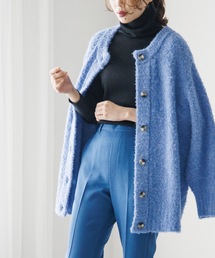 Cutie Blonde | 【ぽこふわ】ブークレニットカーディガン(カーディガン/ボレロ)