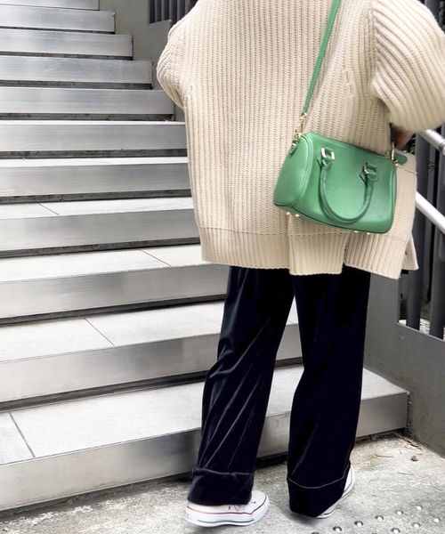 Spick & Span(スピックアンドスパン)の「ストレッチベロアイージーパンツ(その他パンツ・レディース・ネイビー/イエロー・38/36)」の15枚目の写真