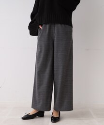 SHOO・LA・RUE | ◆【起毛であったか/S-LL】ウエストゴムで安心＆らくちんなワイドパンツ(その他パンツ)