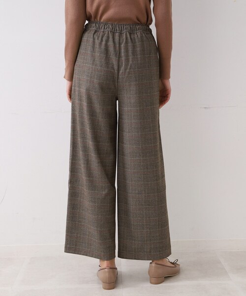 SHOO・LA・RUE（シューラルー）の「◆【起毛であったか/S-LL】ウエストゴムで安心＆らくちんなワイドパンツ（その他パンツ・レディース・ブラック/ブラウン系2/グレー系その他2・01/02/04/03）」の14枚目の写真