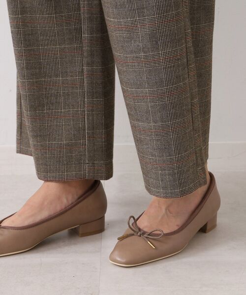 SHOO・LA・RUE（シューラルー）の「◆【起毛であったか/S-LL】ウエストゴムで安心＆らくちんなワイドパンツ（その他パンツ・レディース・ブラック/ブラウン系2/グレー系その他2・01/02/04/03）」の4枚目の写真