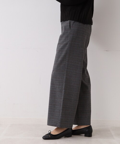 SHOO・LA・RUE（シューラルー）の「◆【起毛であったか/S-LL】ウエストゴムで安心＆らくちんなワイドパンツ（その他パンツ・レディース・ブラック/ブラウン系2/グレー系その他2・01/02/04/03）」の11枚目の写真