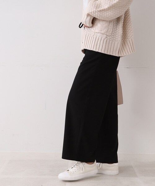 SHOO・LA・RUE（シューラルー）の「◆【起毛であったか/S-LL】ウエストゴムで安心＆らくちんなワイドパンツ（その他パンツ・レディース・ブラック/ブラウン系2/グレー系その他2・01/02/04/03）」の19枚目の写真