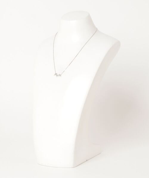 SCALA（スカラ）の「【SCALA/スカラ】WAVEFORMネックレス/made in JAPAN（日本製）（ネックレス・レディース・シルバー/ゴールド・FREE）」の4枚目の写真