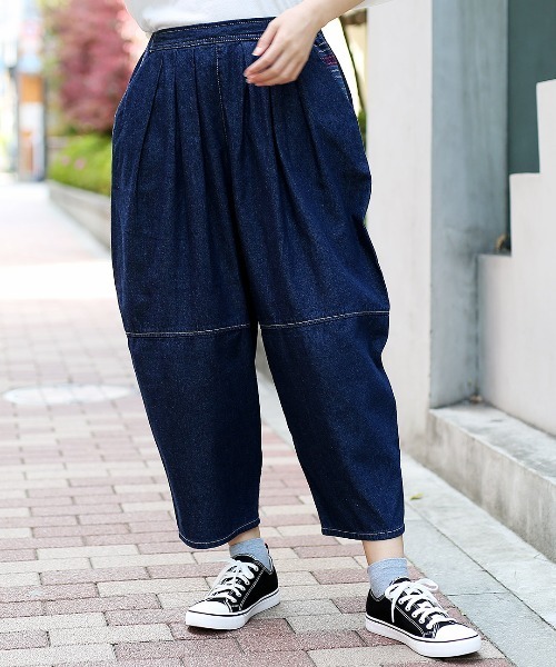 チチカカ(チチカカ)の「エッグバルーンパンツ(その他パンツ・レディース・インディゴブルー/ホワイト/カーキ/ブルー・FREE)」の3枚目の写真