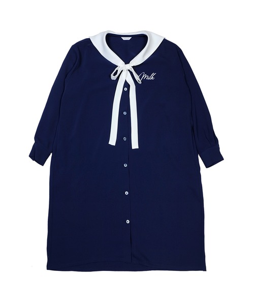 MILK（ミルク）の「Sailor シャツ ワンピース（シャツワンピース