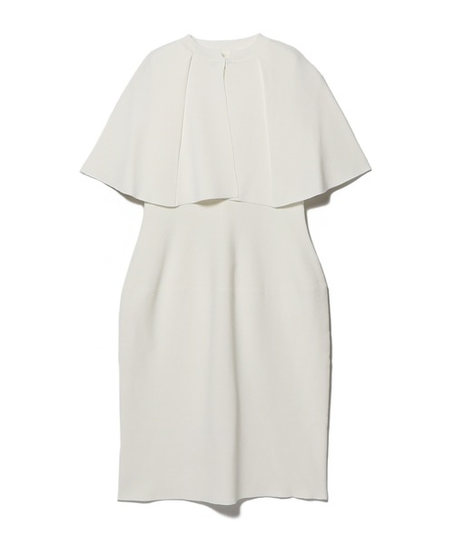 ESTNATION（エストネーション）の「【VERY 3月号掲載】ESTNATION / ケープセットニットワンピース（ワンピース・レディース・ブラック/ホワイト・FREE）」の14枚目の写真