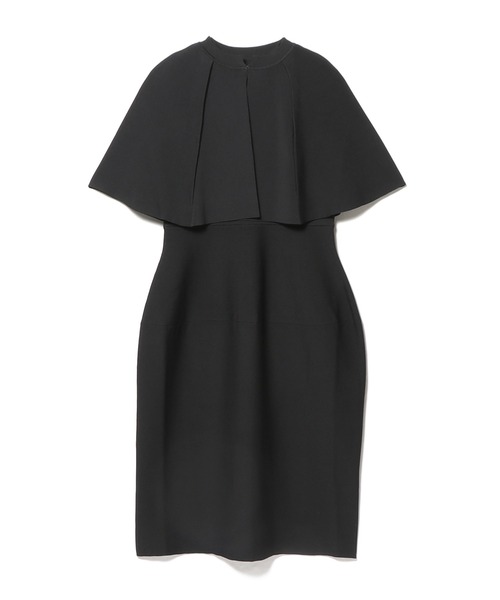 ESTNATION（エストネーション）の「【VERY 3月号掲載】ESTNATION / ケープセットニットワンピース（ワンピース・レディース・ブラック/ホワイト・FREE）」の13枚目の写真