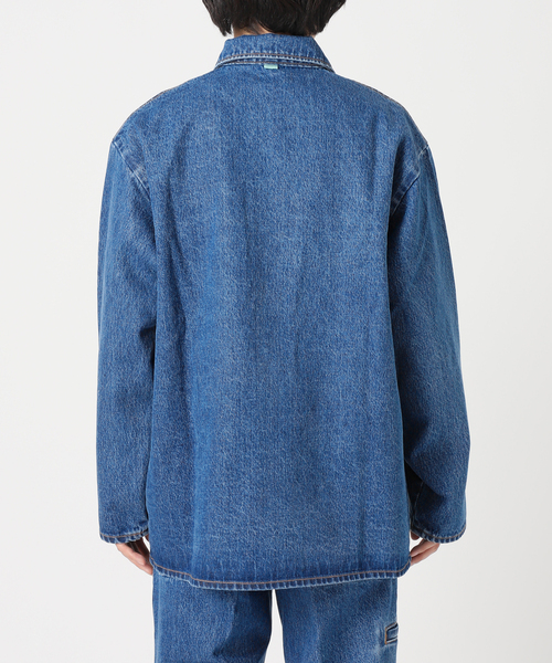 セール】Relume Jeans ワイドカバーオール（デニムジャケット