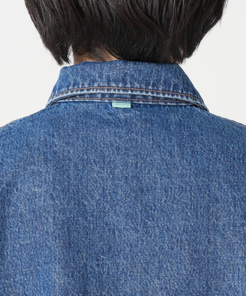 JOURNAL STANDARD relume（ジャーナルスタンダード　レリューム）の「Relume Jeans ワイドカバーオール（デニムジャケット・メンズ・ネイビー/ブルー系その他・MEDIUM/LARGE）」の20枚目の写真