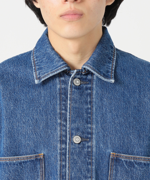 JOURNAL STANDARD relume（ジャーナルスタンダード　レリューム）の「Relume Jeans ワイドカバーオール（デニムジャケット・メンズ・ネイビー/ブルー系その他・MEDIUM/LARGE）」の18枚目の写真