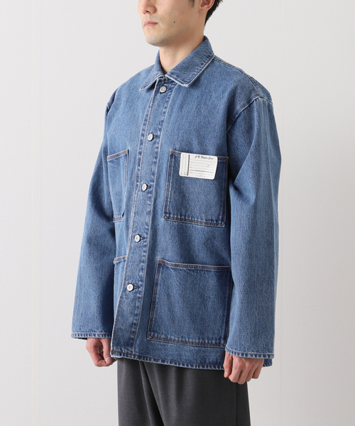 セール】Relume Jeans ワイドカバーオール（デニムジャケット