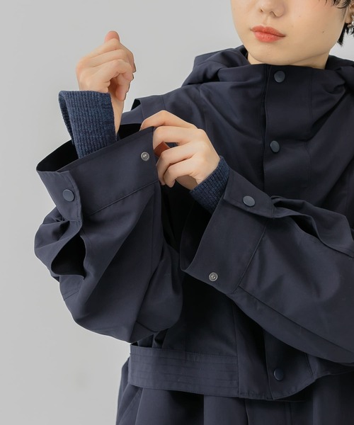 KBF（ケイビーエフ）の「ベストSETマウンテンパーカー（マウンテンパーカー・レディース・ネイビー/グリーン系その他/アイボリー・ONE）」の5枚目の写真