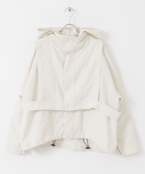 KBF（ケイビーエフ）の「ベストSETマウンテンパーカー（マウンテンパーカー・レディース・ネイビー/グリーン系その他/アイボリー・ONE）」の13枚目の写真