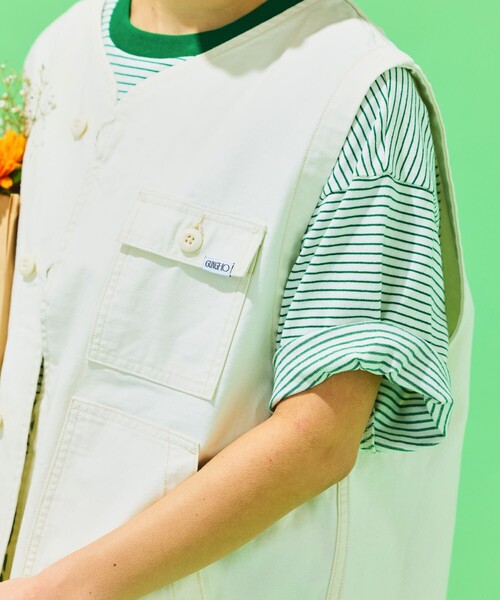 GUNG HO（ガンホー）の「GUNG HO/ガンホー 別注ワークベスト/ミリタリーベスト（ベスト・メンズ・ブラック/オフホワイト/オリーブ・MEDIUM/LARGE）」の22枚目の写真