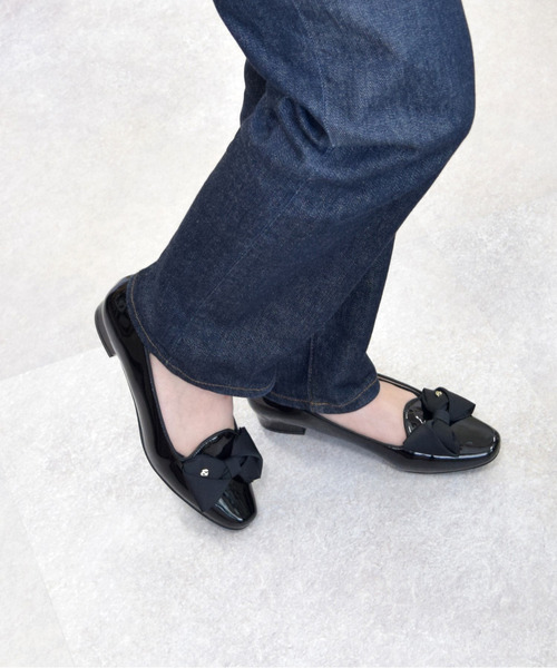 Bridget Birkin(ブリジットバーキン)の「【Bridget Birkin】リボンローファーパンプス(531602)(パンプス・レディース・ブラック/ブラック系その他/ベージュ/ピンク・22.5/23/23.5/24/24.5)」の2枚目の写真