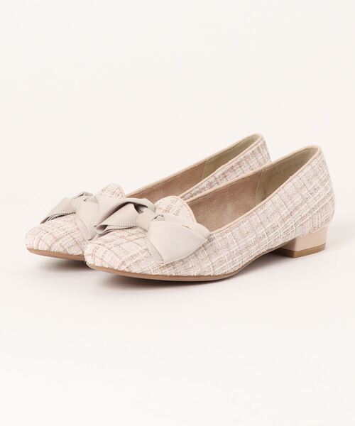 Bridget Birkin(ブリジットバーキン)の「【Bridget Birkin】リボンローファーパンプス(531602)(パンプス・レディース・ブラック/ブラック系その他/ベージュ/ピンク・22.5/23/23.5/24/24.5)」の7枚目の写真