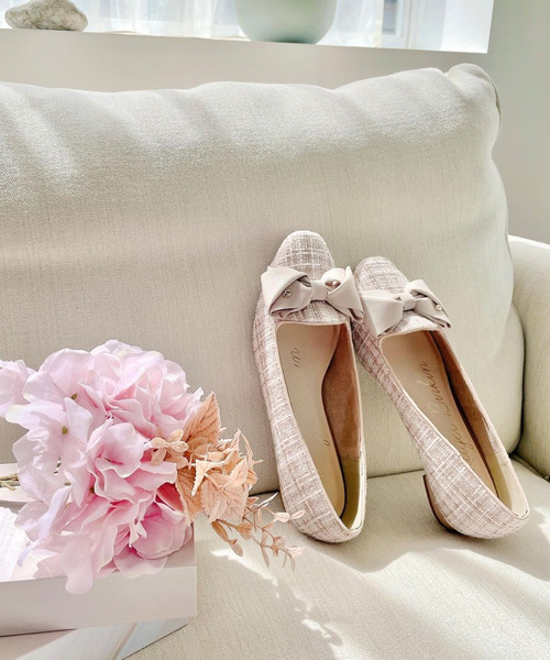 Bridget Birkin(ブリジットバーキン)の「【Bridget Birkin】リボンローファーパンプス(531602)(パンプス・レディース・ブラック/ブラック系その他/ベージュ/ピンク・22.5/23/23.5/24/24.5)」の6枚目の写真