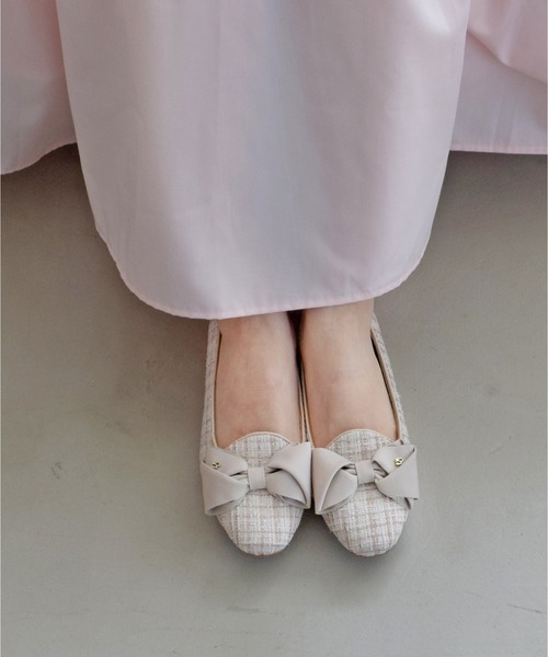 Bridget Birkin(ブリジットバーキン)の「【Bridget Birkin】リボンローファーパンプス(531602)(パンプス・レディース・ブラック/ブラック系その他/ベージュ/ピンク・22.5/23/23.5/24/24.5)」の12枚目の写真