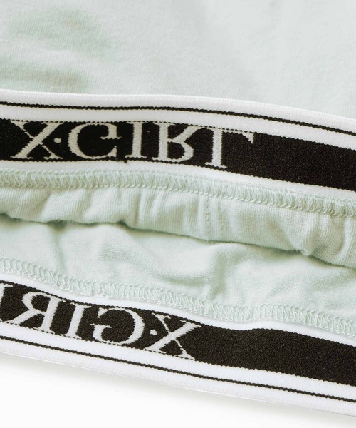 X-girl（エックスガール）の「X-girl by UNDER WONDER UNDERWEAR SET（ブラ&ショーツ・レディース・グレー/ブラック/イエロー・S/M）」の8枚目の写真