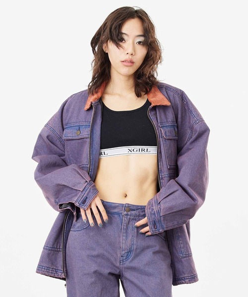 X-girl（エックスガール）の「X-girl by UNDER WONDER UNDERWEAR SET（ブラ&ショーツ・レディース・グレー/ブラック/イエロー・S/M）」の9枚目の写真