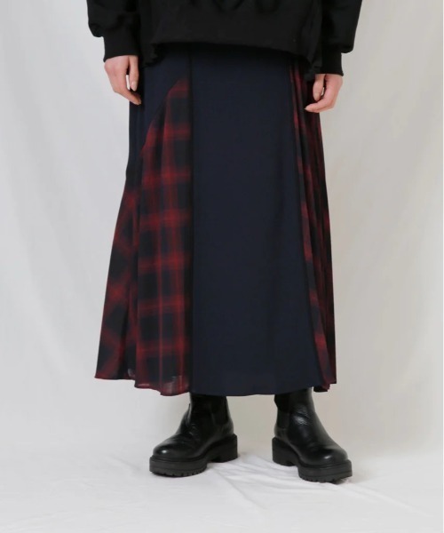 EZUMi（エズミ）の「チェックプリーツＳＫ（スカート・レディース・ネイビー/ブラック・S）」の2枚目の写真