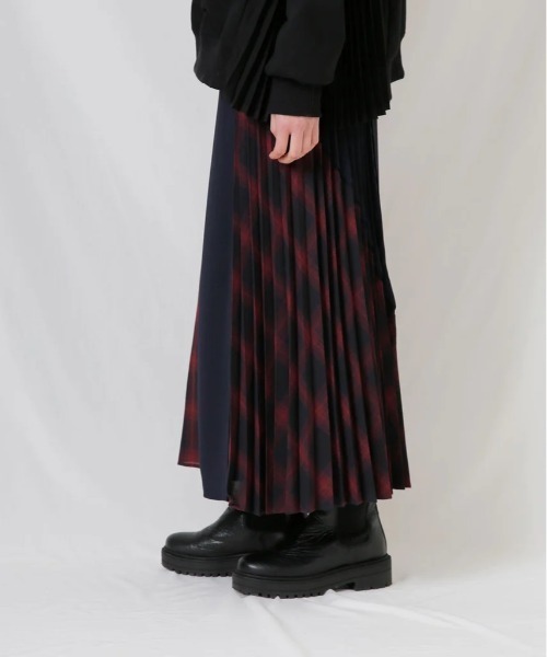 EZUMi（エズミ）の「チェックプリーツＳＫ（スカート・レディース・ネイビー/ブラック・S）」の3枚目の写真