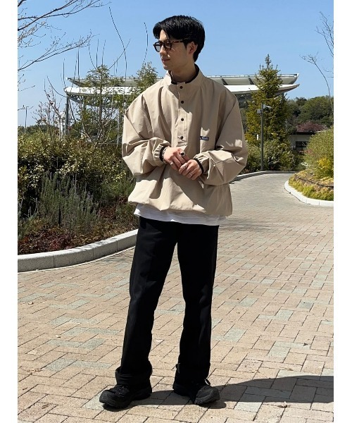 CAMP7（キャンプセブン）の「【CAMP7】プルオーバースナップシャツ（シャツ/ブラウス・メンズ・ブラック/ベージュ・M/XL/L）」の12枚目の写真