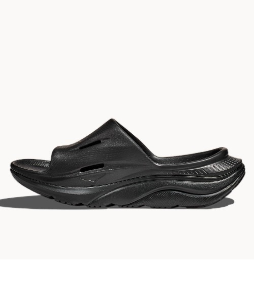 HOKA(ホカ)の「HOKA ONE ONE / ホカ オネオネ U ORA RECOVERY SLIDE3 オラリカバリースライド3(サンダル・レディース・ブラック・23/24/25)」の5枚目の写真