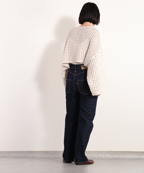 cepo(セポ)の「スカシアミショートニット セットアップ可能(ニット/セーター・レディース・ベージュ/オフホワイト・M)」の16枚目の写真