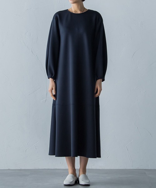 【WEB別注】【Sサイズ・丈長めあり】とろける万能ワンピース≪洗濯機で洗える≫