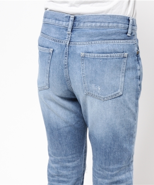 FORDMILLS（フォードミルズ）の「クラッシュデニム（デニムパンツ・レディース・ホワイト/ブルー・40/38/36/34）」の12枚目の写真