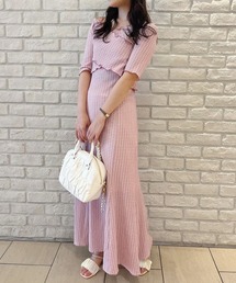 one after another NICE CLAUP | マルチWAYで着回せる。しぼしぼセットワンピース(ワンピース)