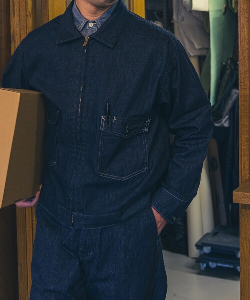【希少/米国製】ポストオーバーオールズ　デニムジャケット ビームスプラス別注 ポストオーバーオールズ デニムジャケット ビームスプラス別注