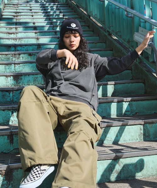 MSG（エムエスジー）の「裏毛インディゴ染めアウトステッチトレーナー