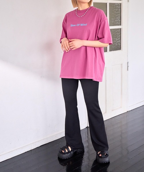 PBLIM(ページボーイリム)の「PAGEBOYLIM/フクレジャガードフレアパンツ(その他パンツ・レディース・ブラック/オフホワイト/グリーン・FREE)」の16枚目の写真