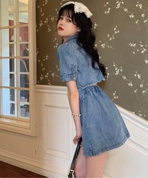 CELINE デニム ミニ シャツ/ドレス ワンピース 73724269b_b_01_215.jpg
